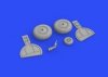 Eduard 632150 Bf 108 wheels 1/32 EDUARD